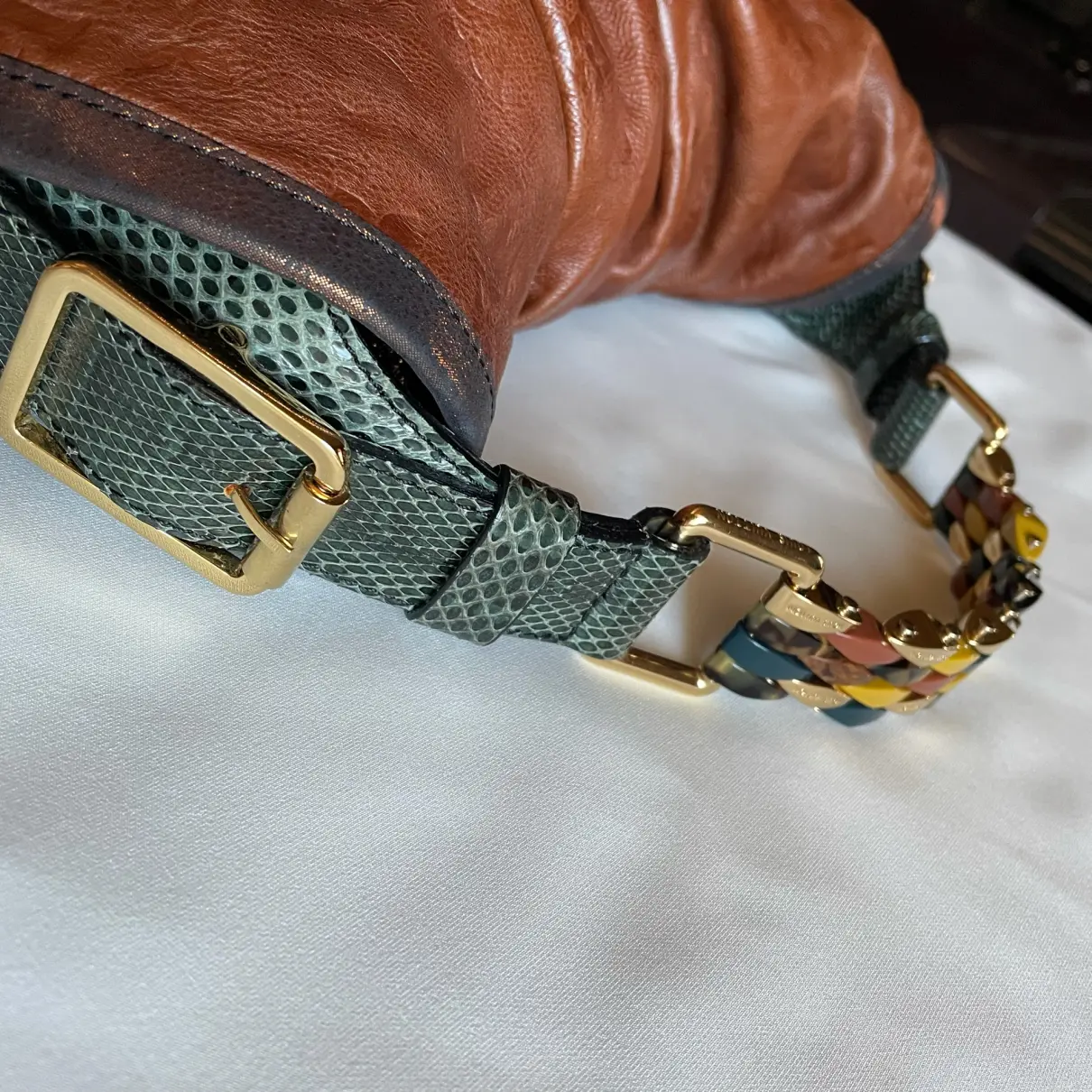 Kalahari leather handbag Louis Vuitton