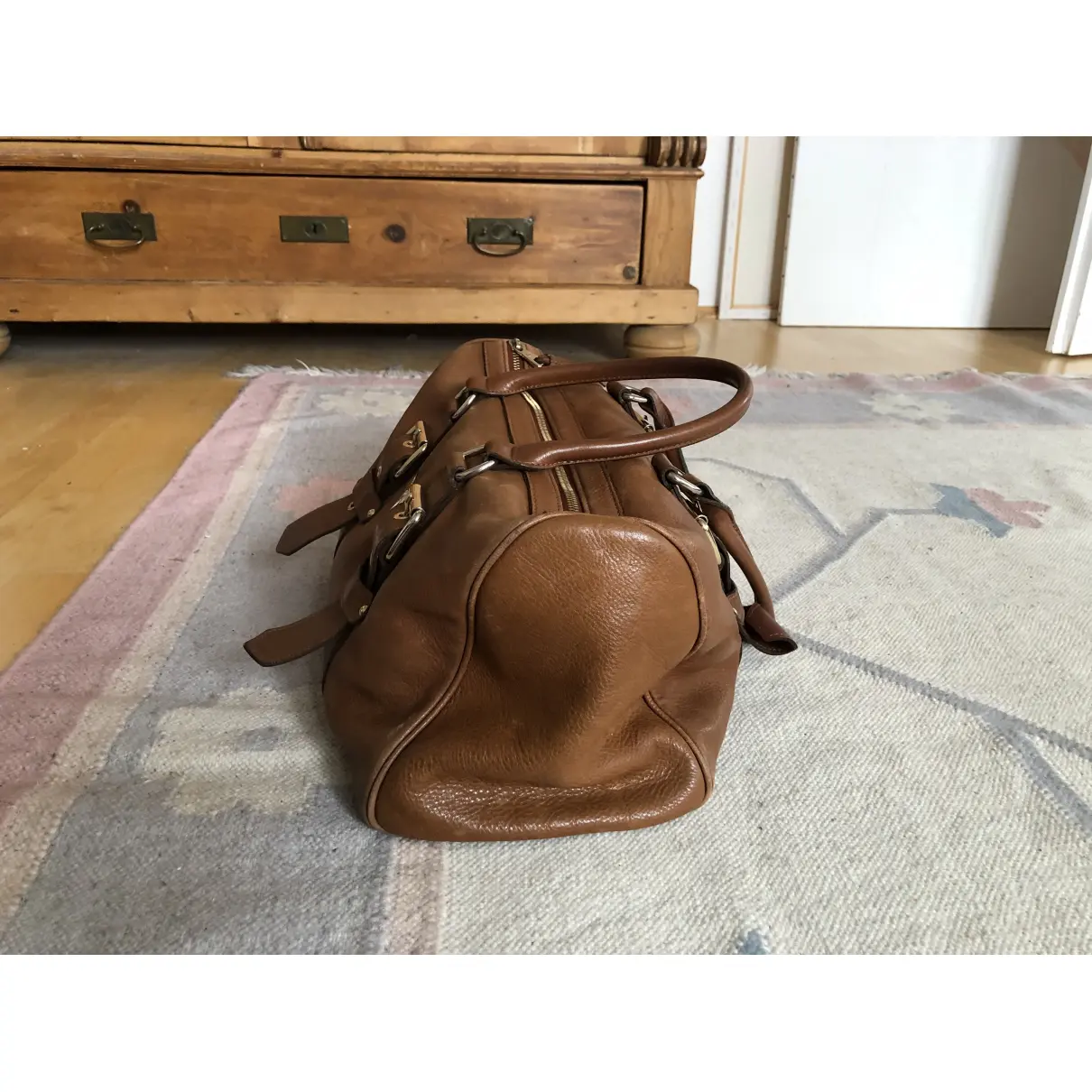 Buy Longchamp Kate Moss leather handbag online