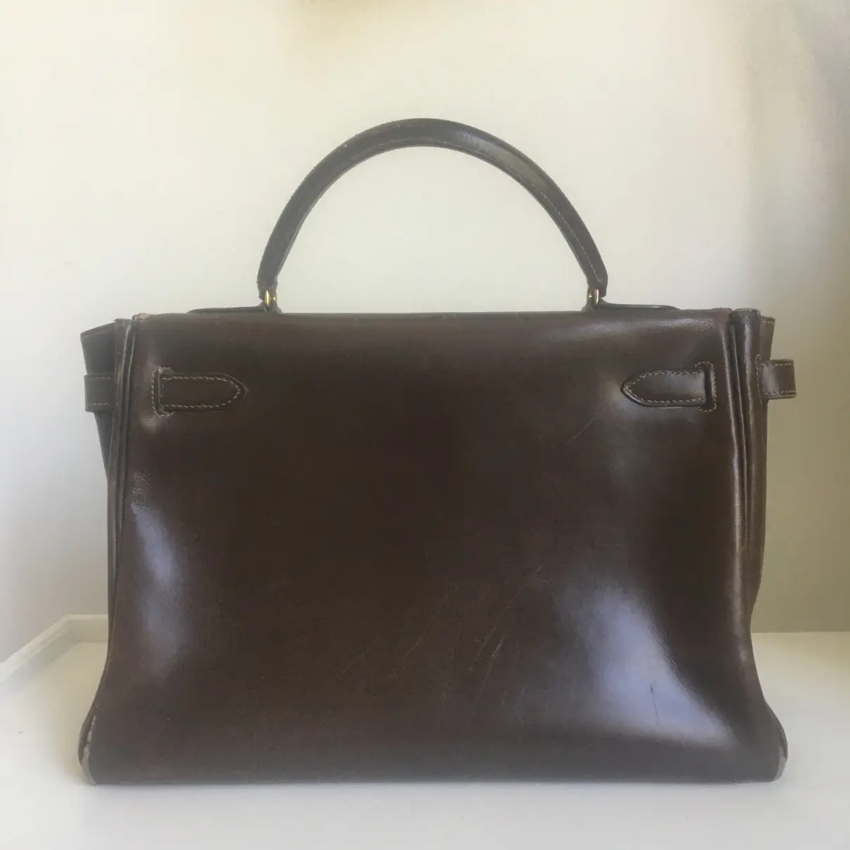 Hermès Kelly 28 leather handbag for sale - Vintage