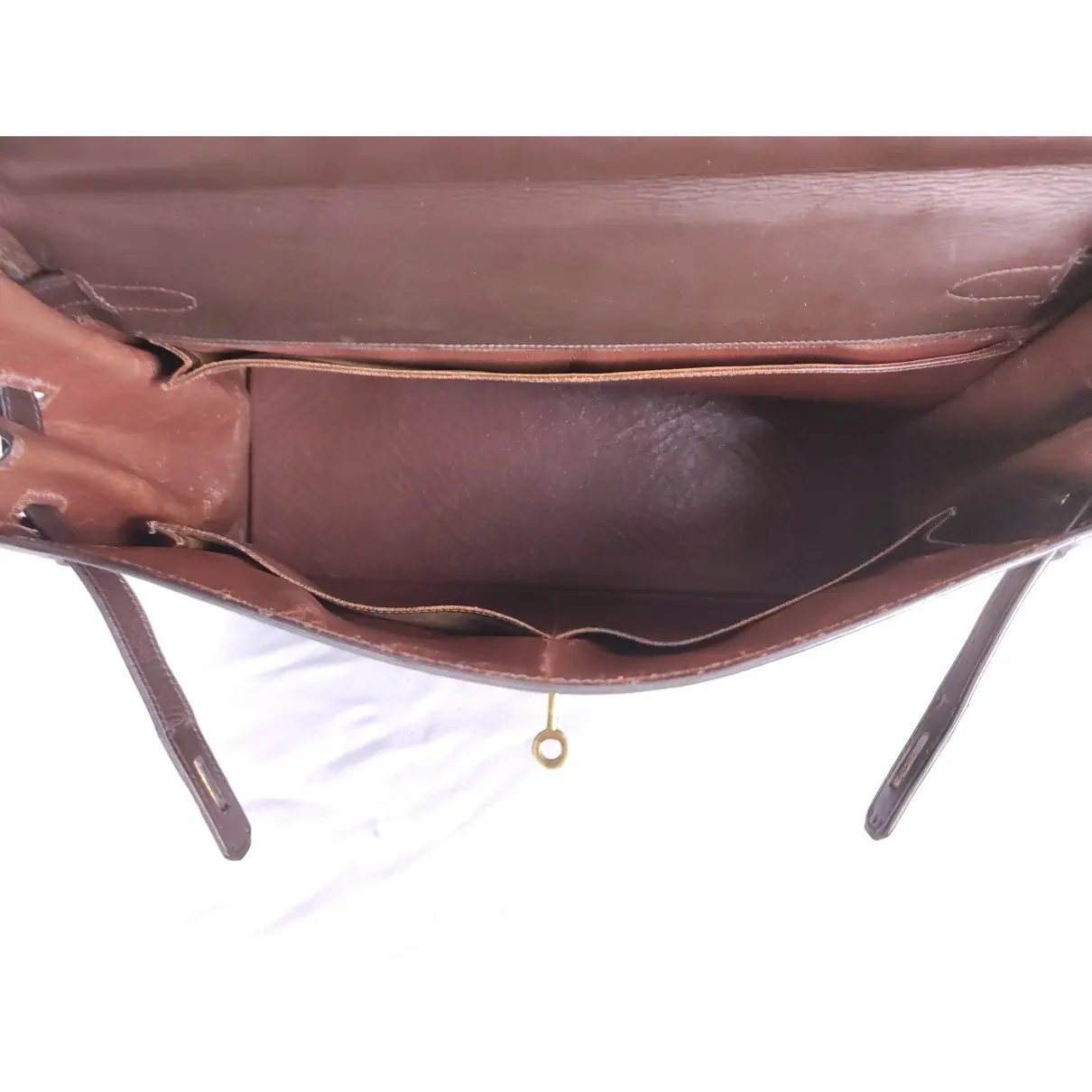 Kelly 35 leather crossbody bag Hermès - Vintage
