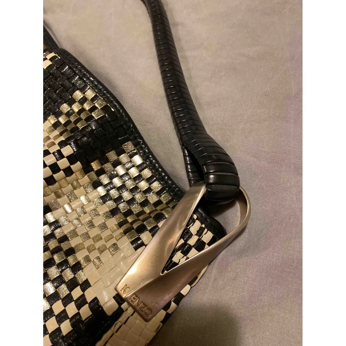 Leather handbag Kenzo - Vintage