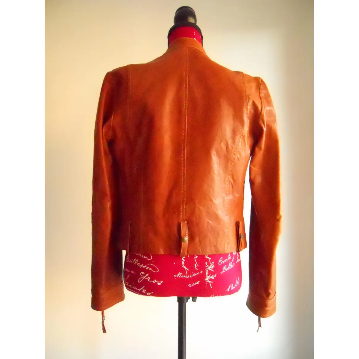 Leather biker jacket Kocca