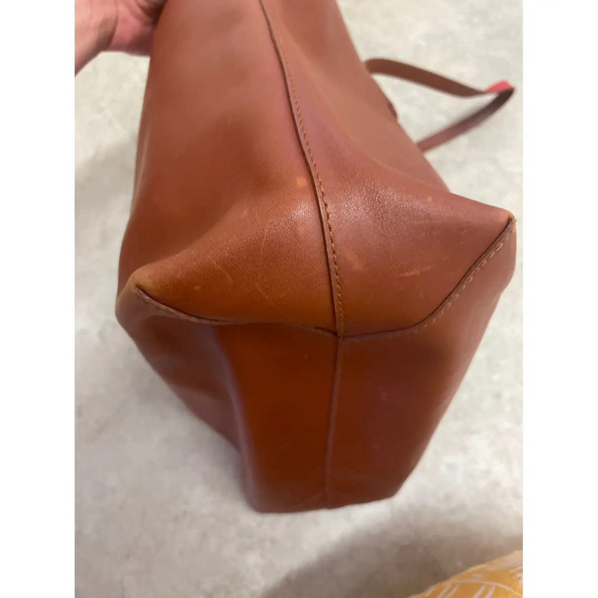 Leather handbag La Portegna