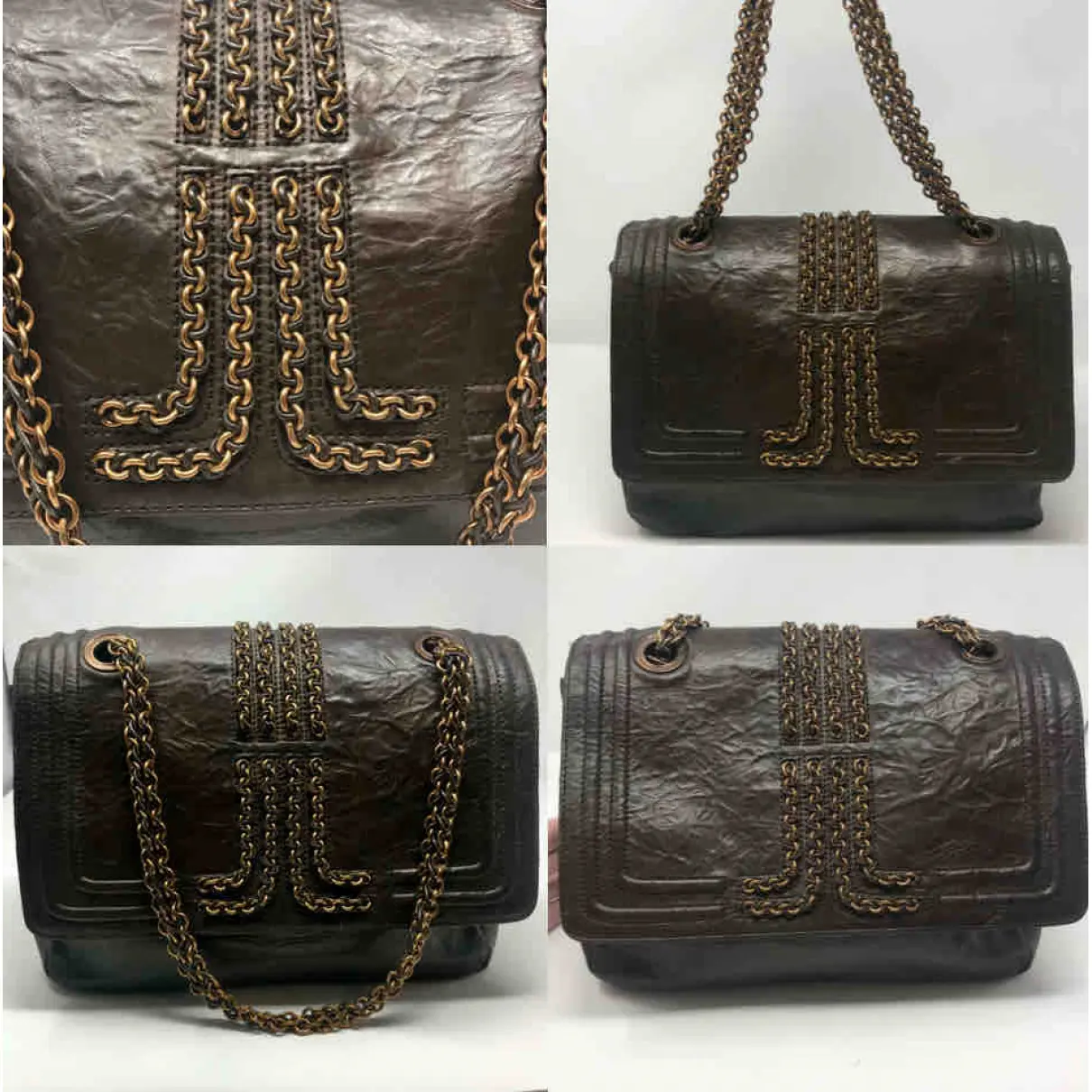 Leather handbag Lanvin