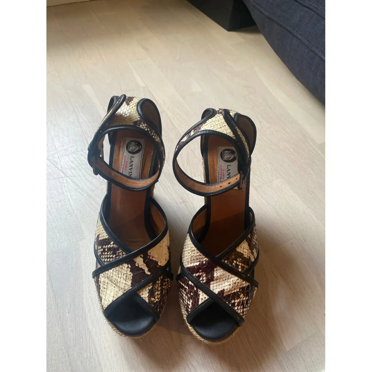 Buy Lanvin Leather sandals online