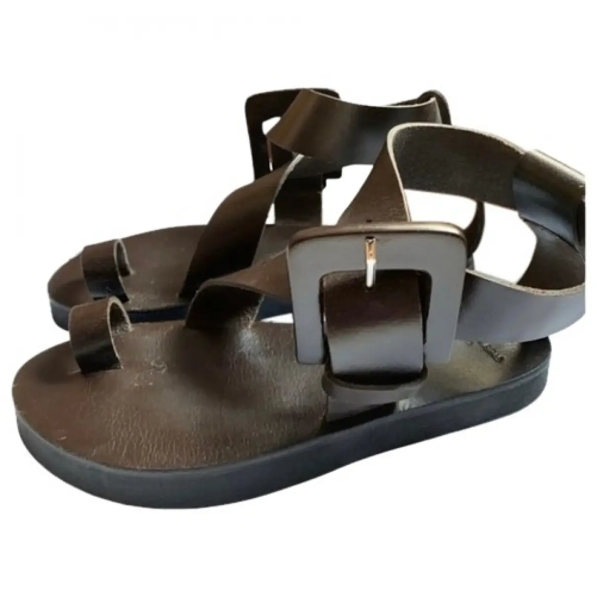 Leather sandals Laurence Bras