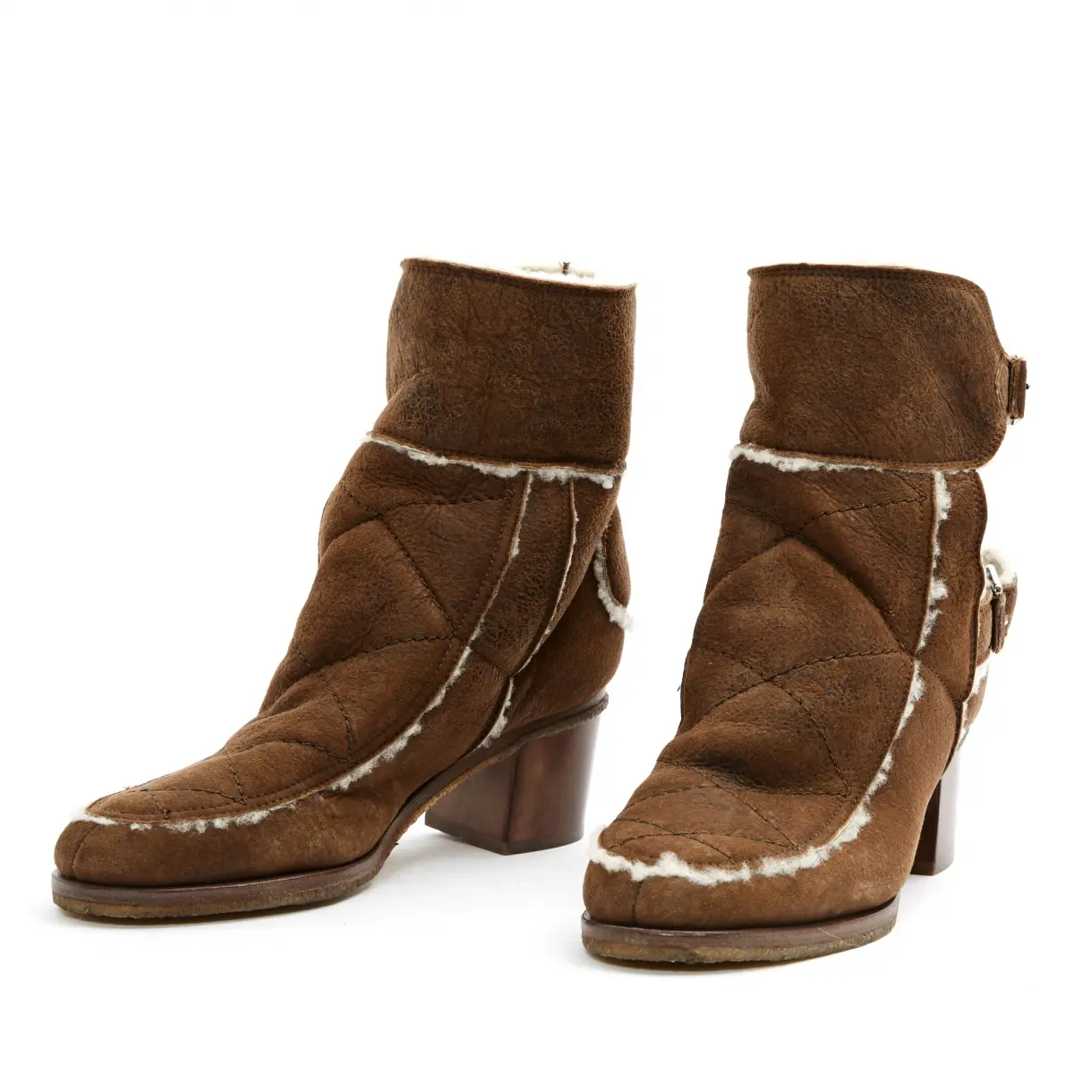 Laurence Dacade Leather snow boots for sale