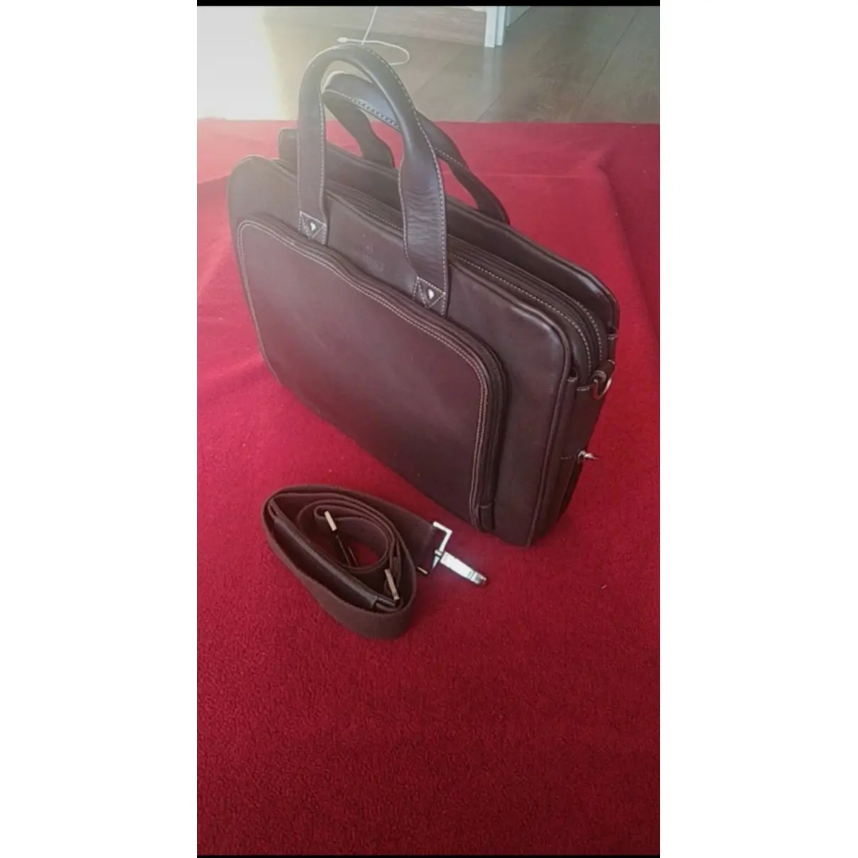 Le Tanneur Leather satchel for sale