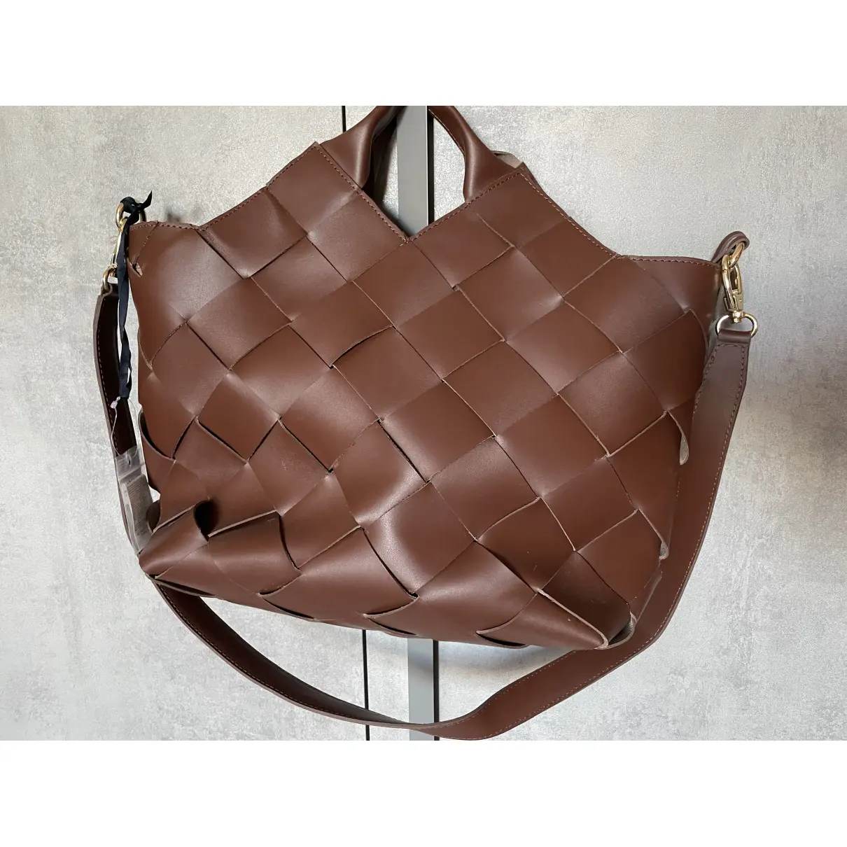 Buy LES COPAINS Leather handbag online