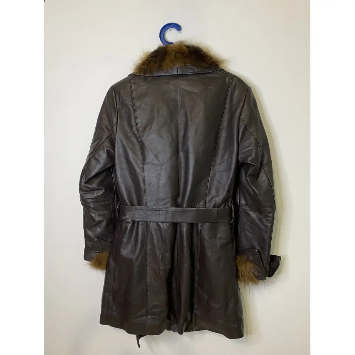 Leather coat Linea Pelle