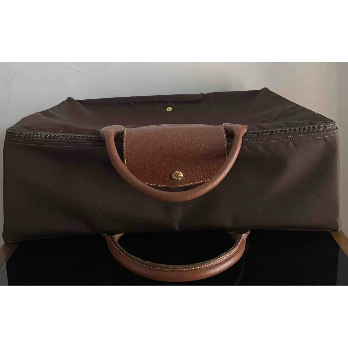 Leather travel bag Longchamp