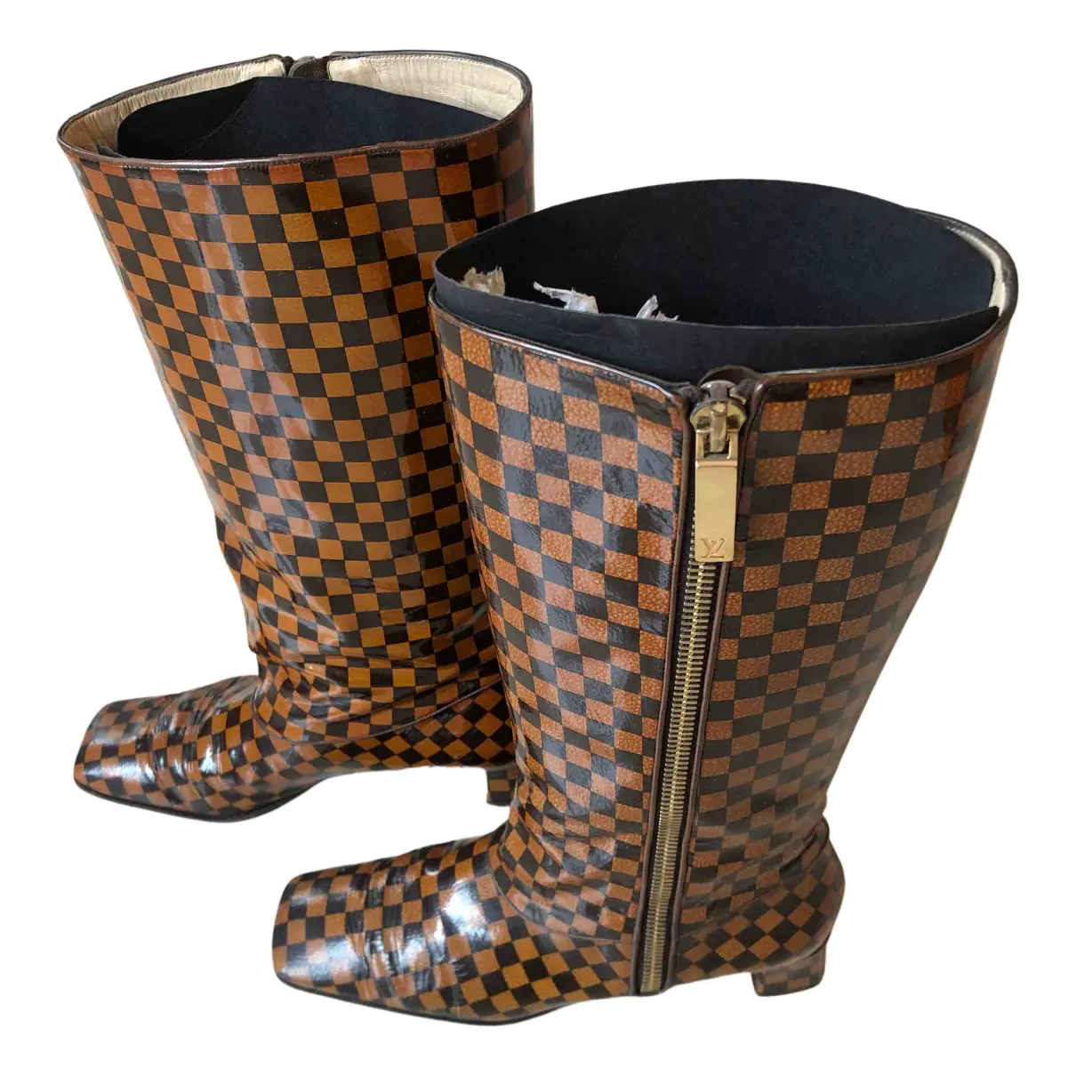 Leather boots Louis Vuitton