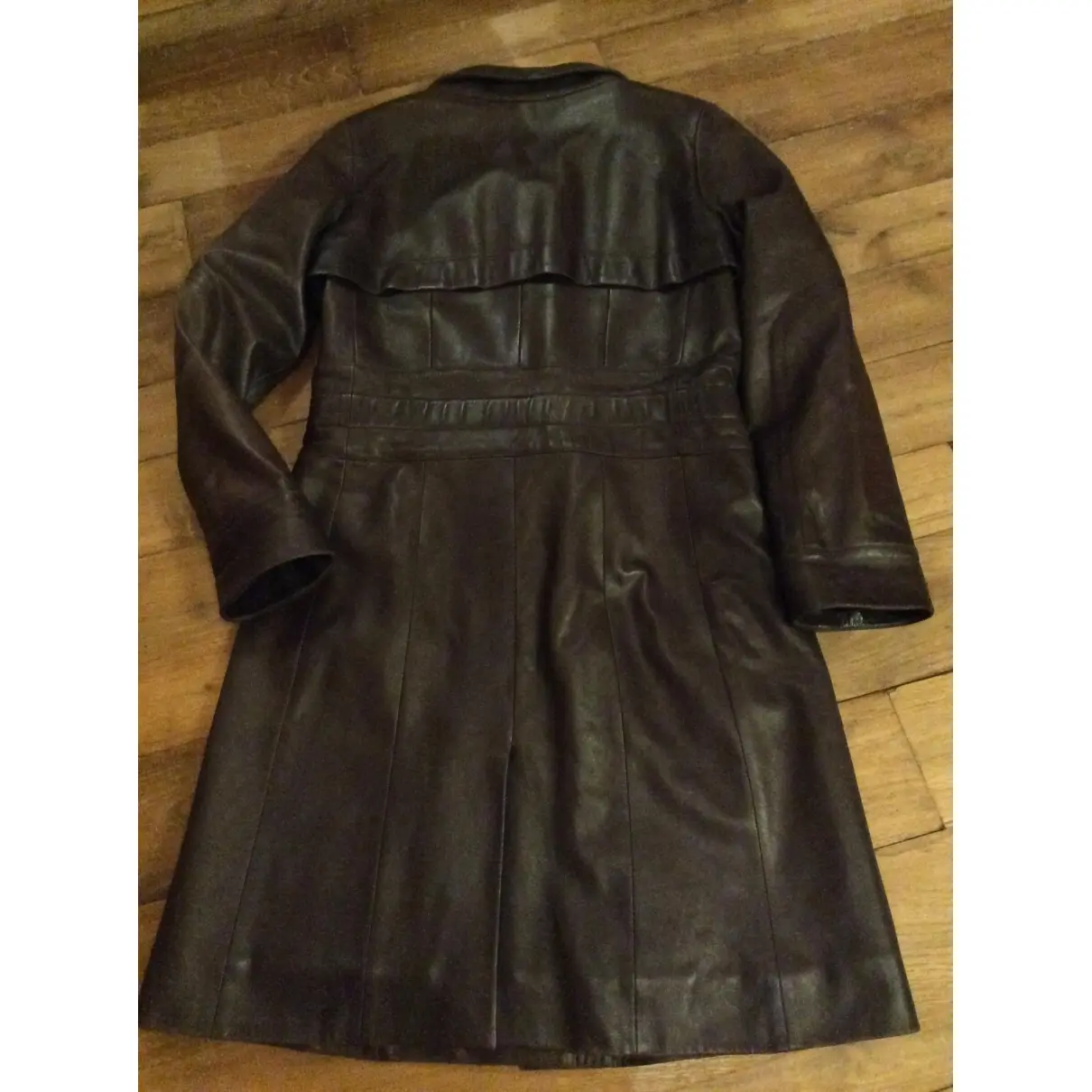 Leather coat Louis Vuitton