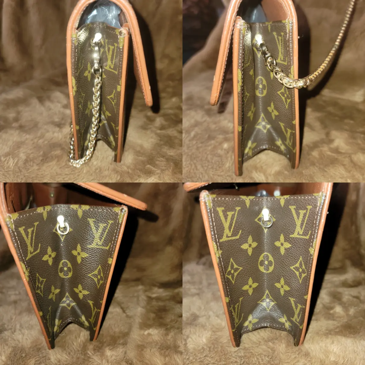 Leather crossbody bag Louis Vuitton - Vintage