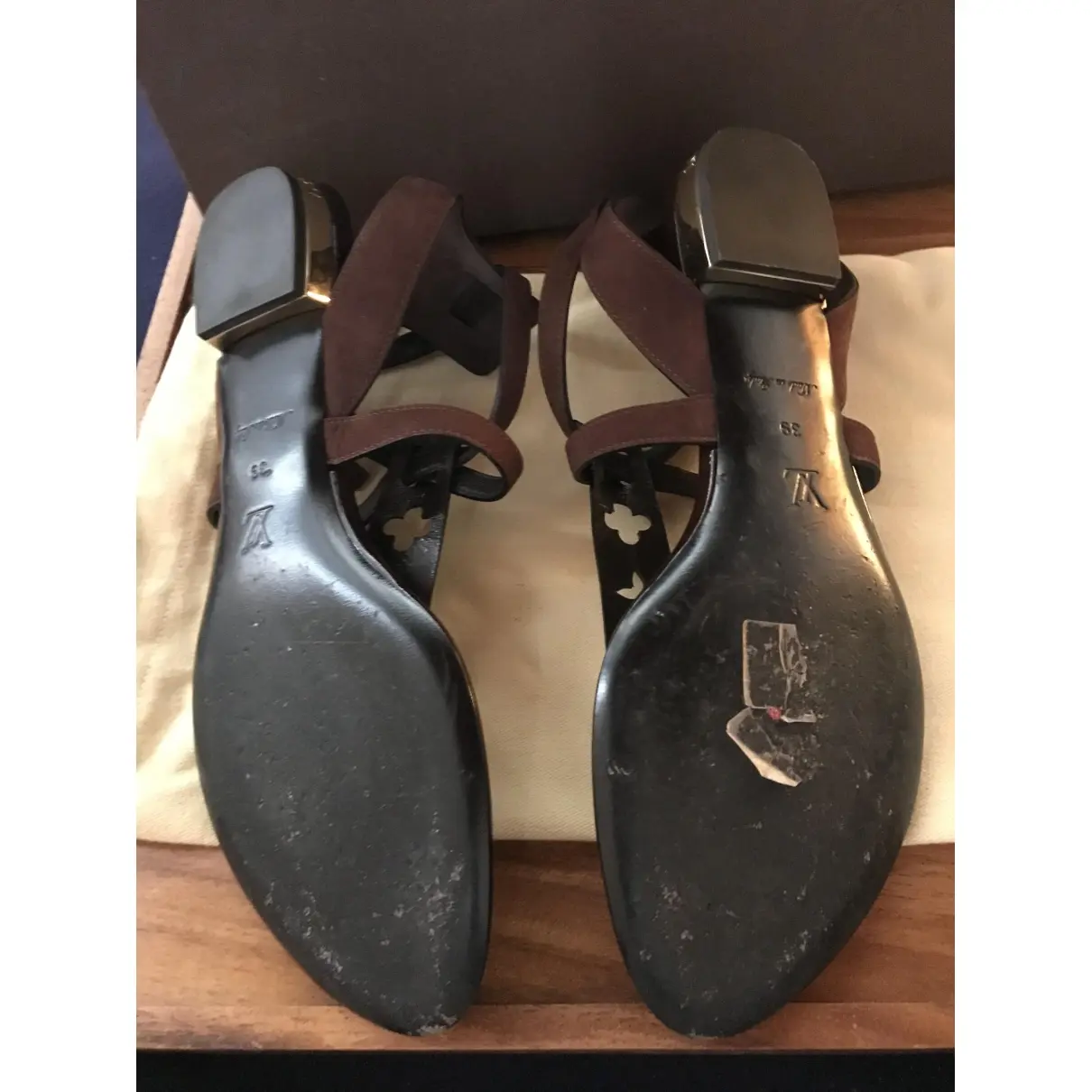 Leather sandal Louis Vuitton