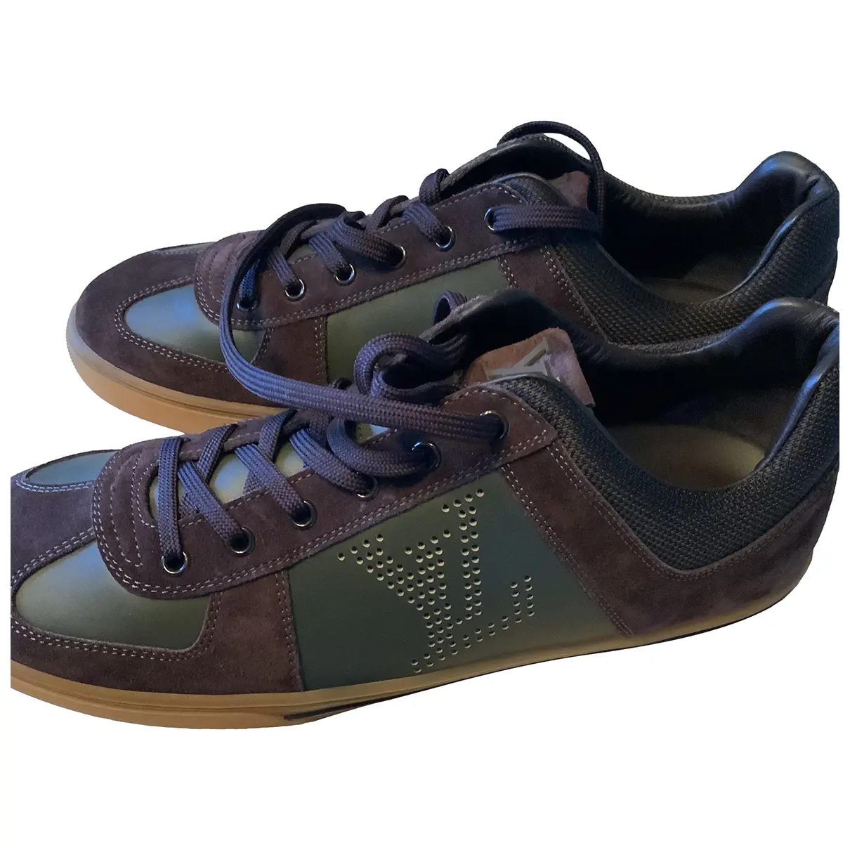 Leather low trainers Louis Vuitton