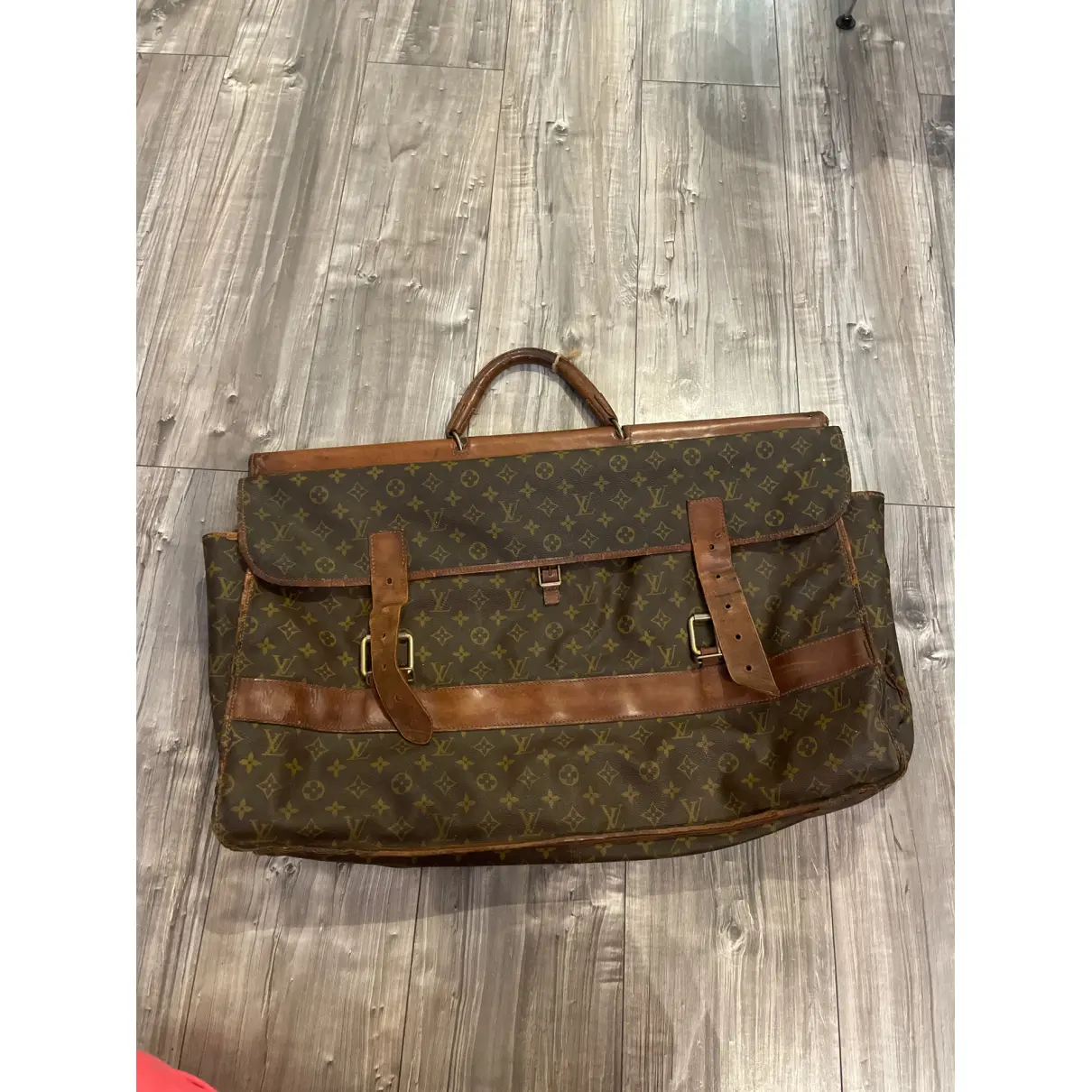 Leather travel bag Louis Vuitton - Vintage