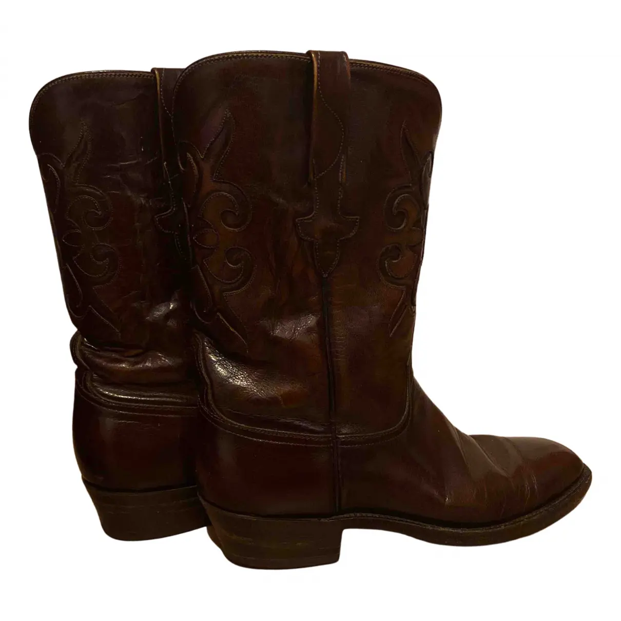 Leather boots Lucchese