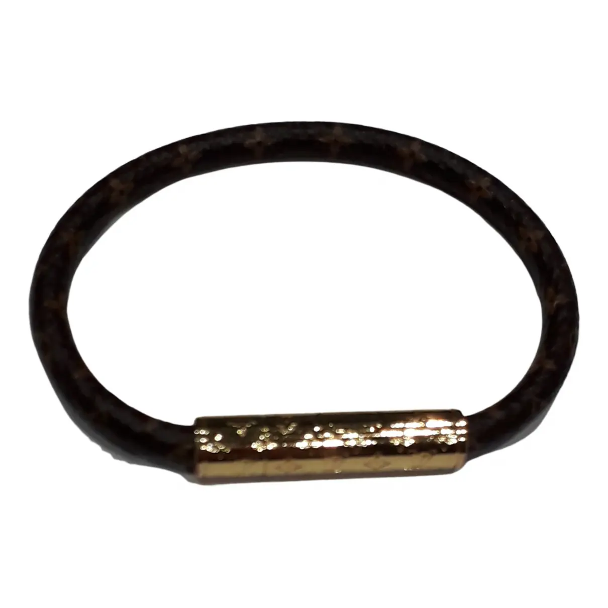 LV Confidential leather bracelet Louis Vuitton