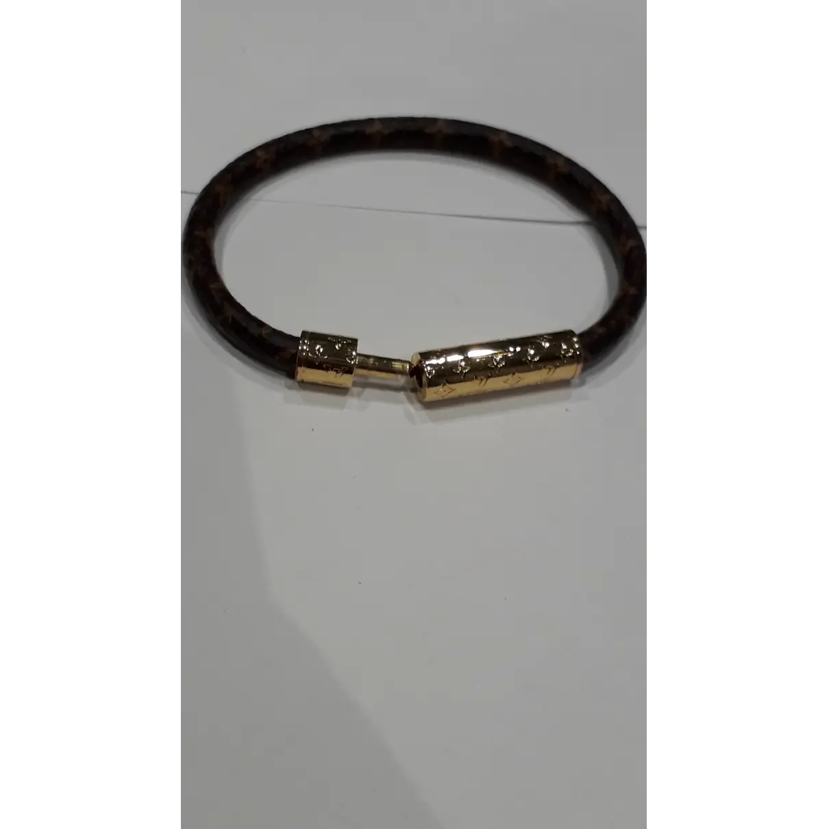 LV Confidential leather bracelet Louis Vuitton