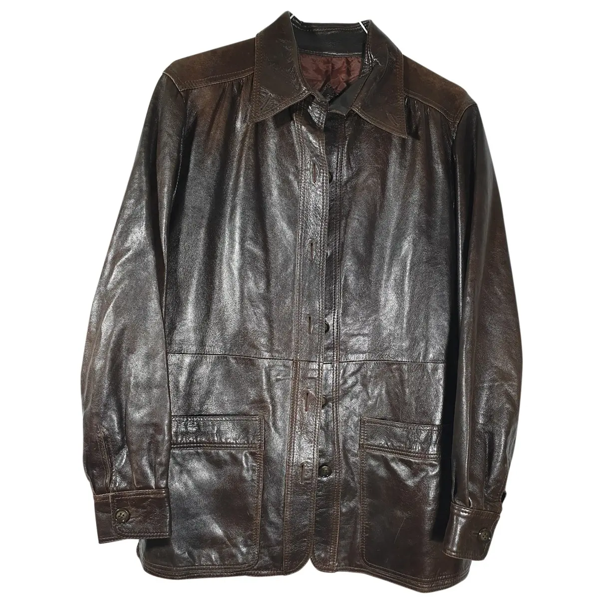 Leather short vest Mac Douglas