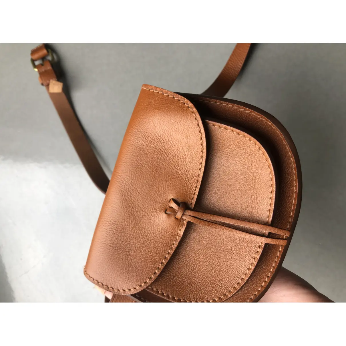 Leather handbag Madewell