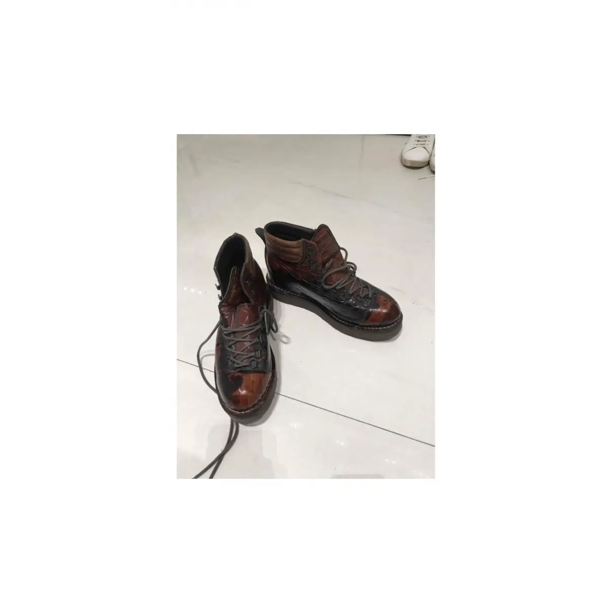 Maison Mihara Yasuhiro Leather boots for sale