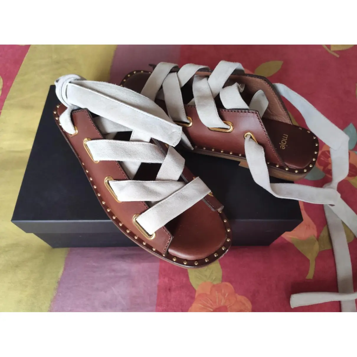 Buy Maje Leather sandal online