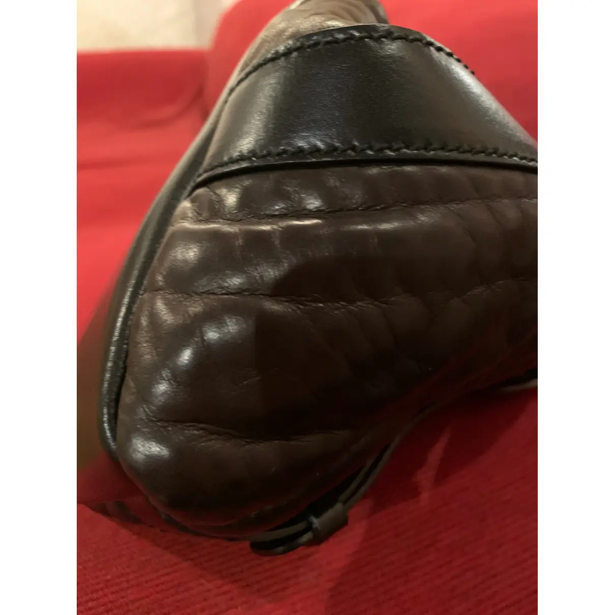 Leather handbag Malo