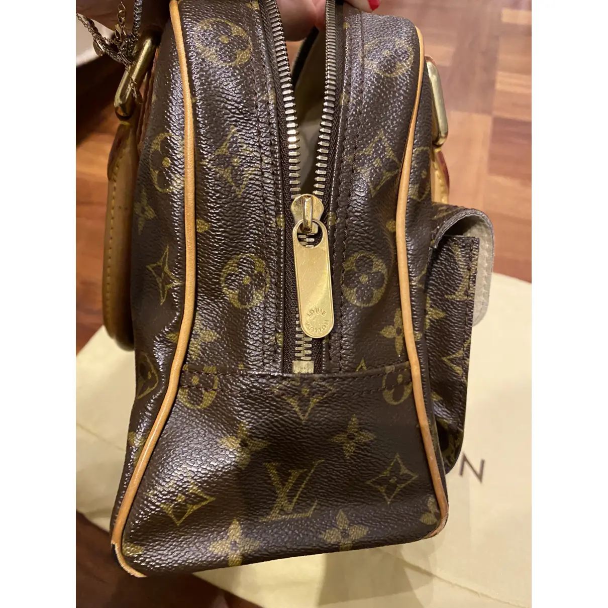 Manhattan leather handbag Louis Vuitton