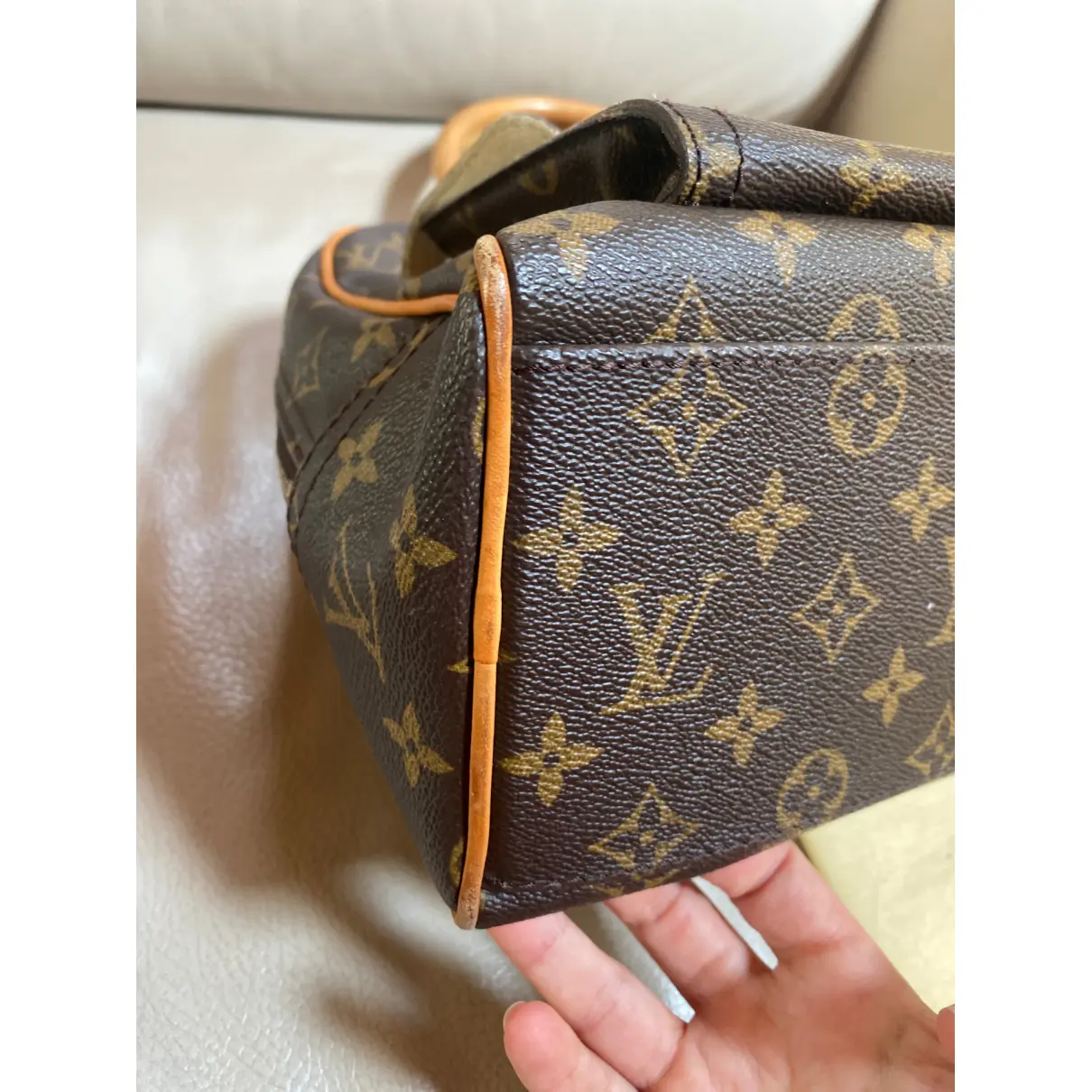 Manhattan leather handbag Louis Vuitton - Vintage
