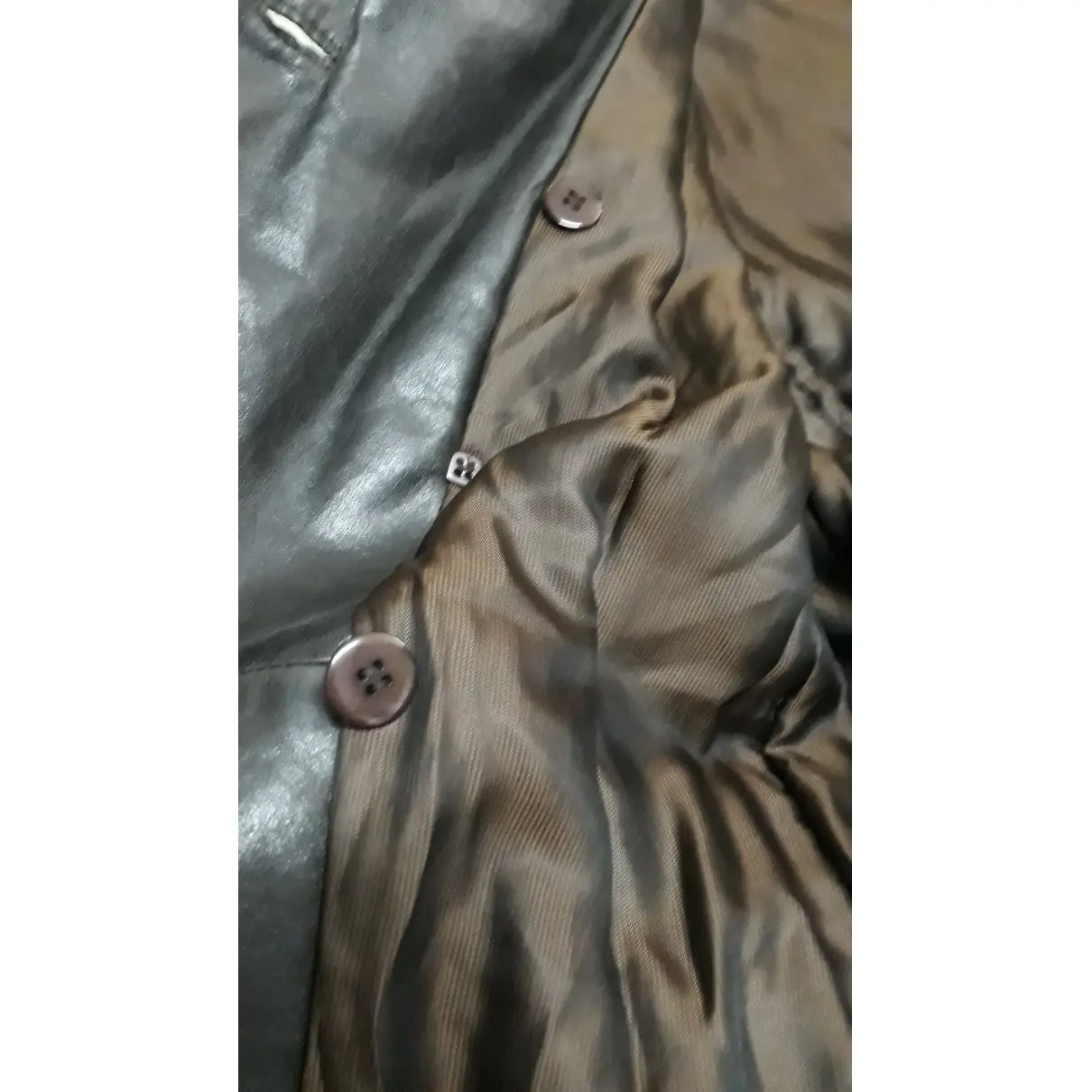 Leather biker jacket Marella - Vintage