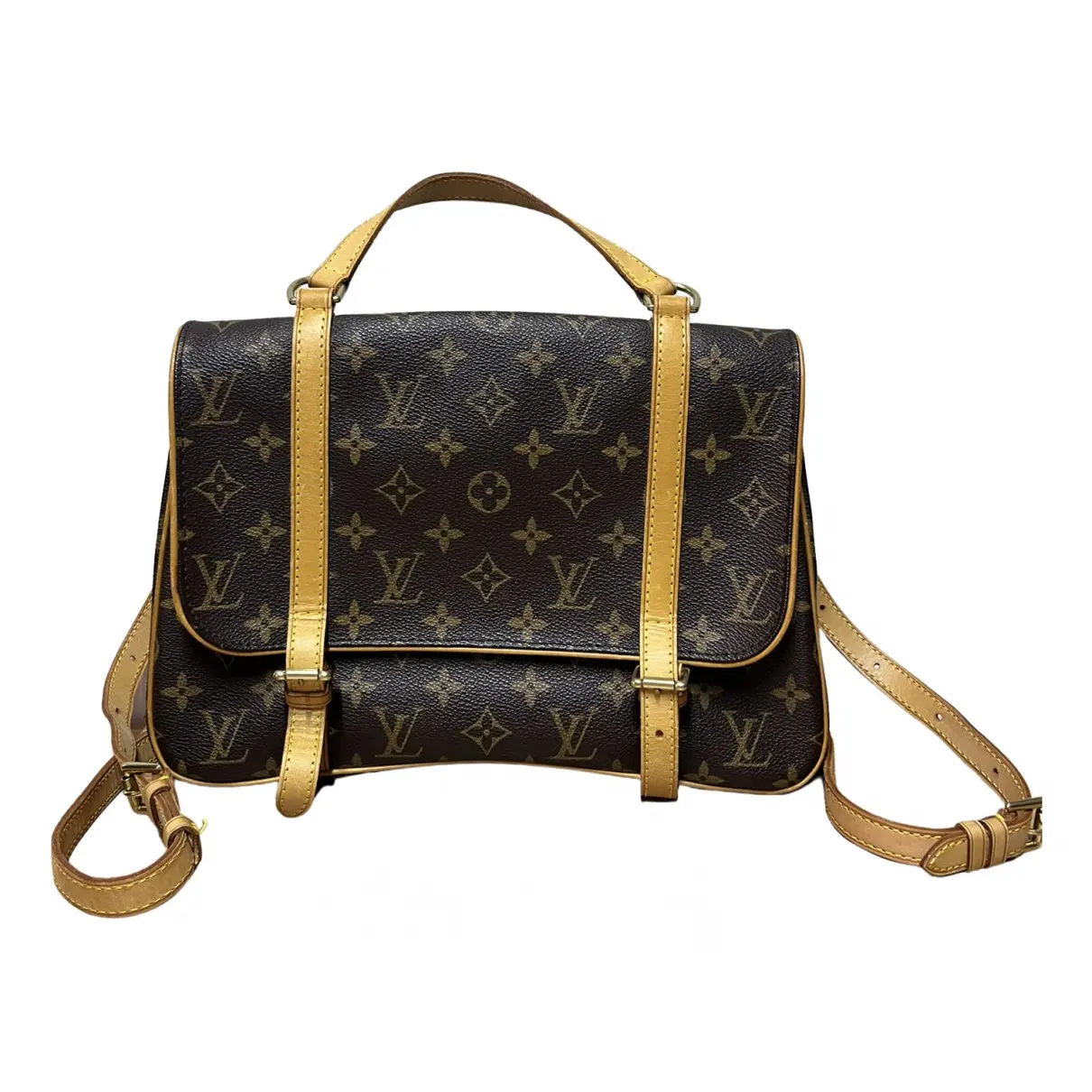 Marelle Vintage leather backpack Louis Vuitton