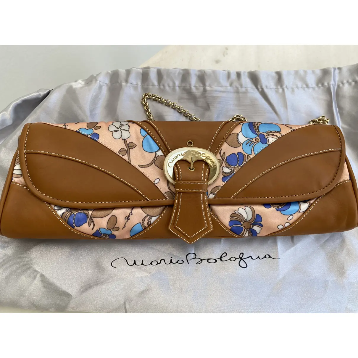 Leather handbag MARIO BOLOGNA