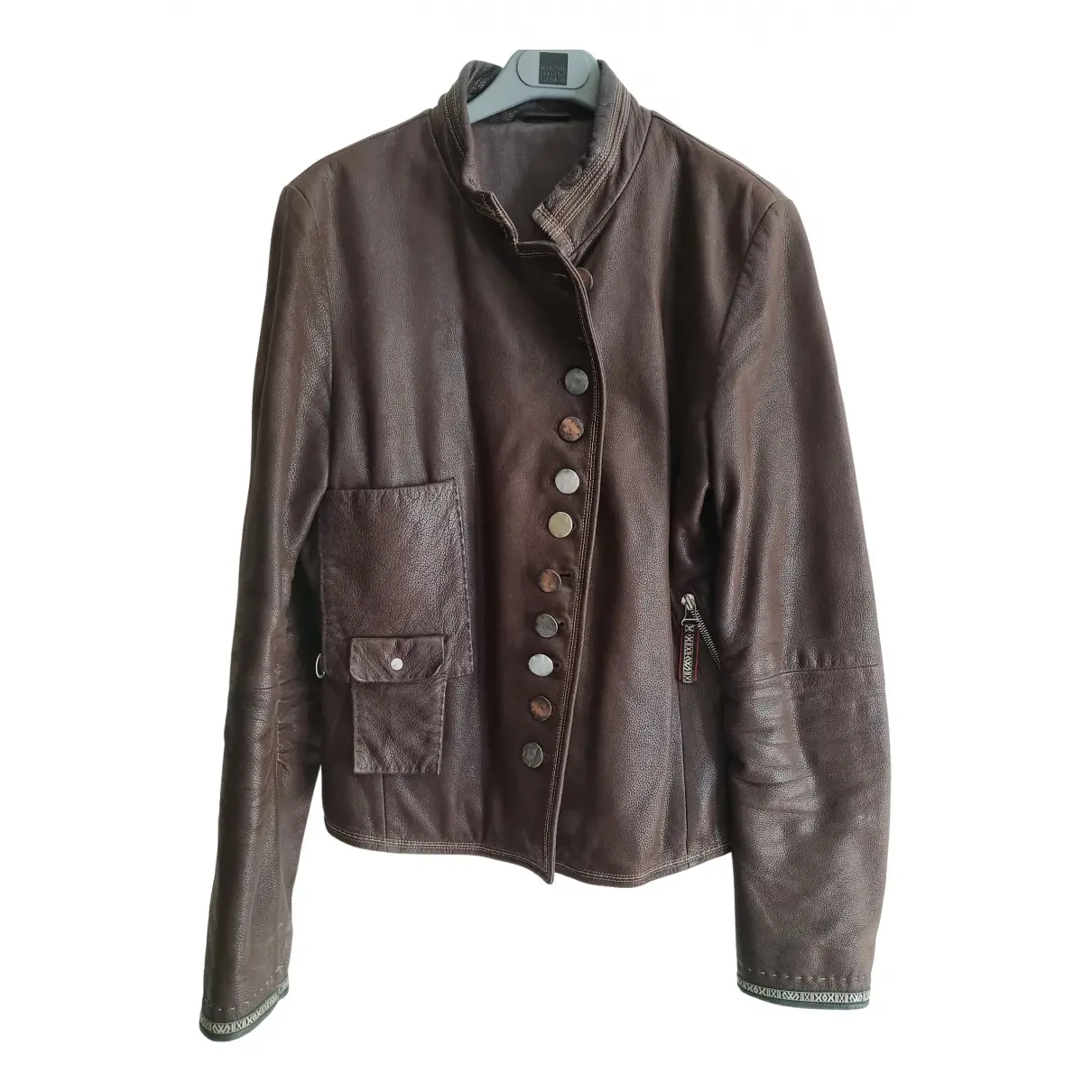 Leather jacket MARITHÉ & FRANÇOIS GIRBAUD - Vintage