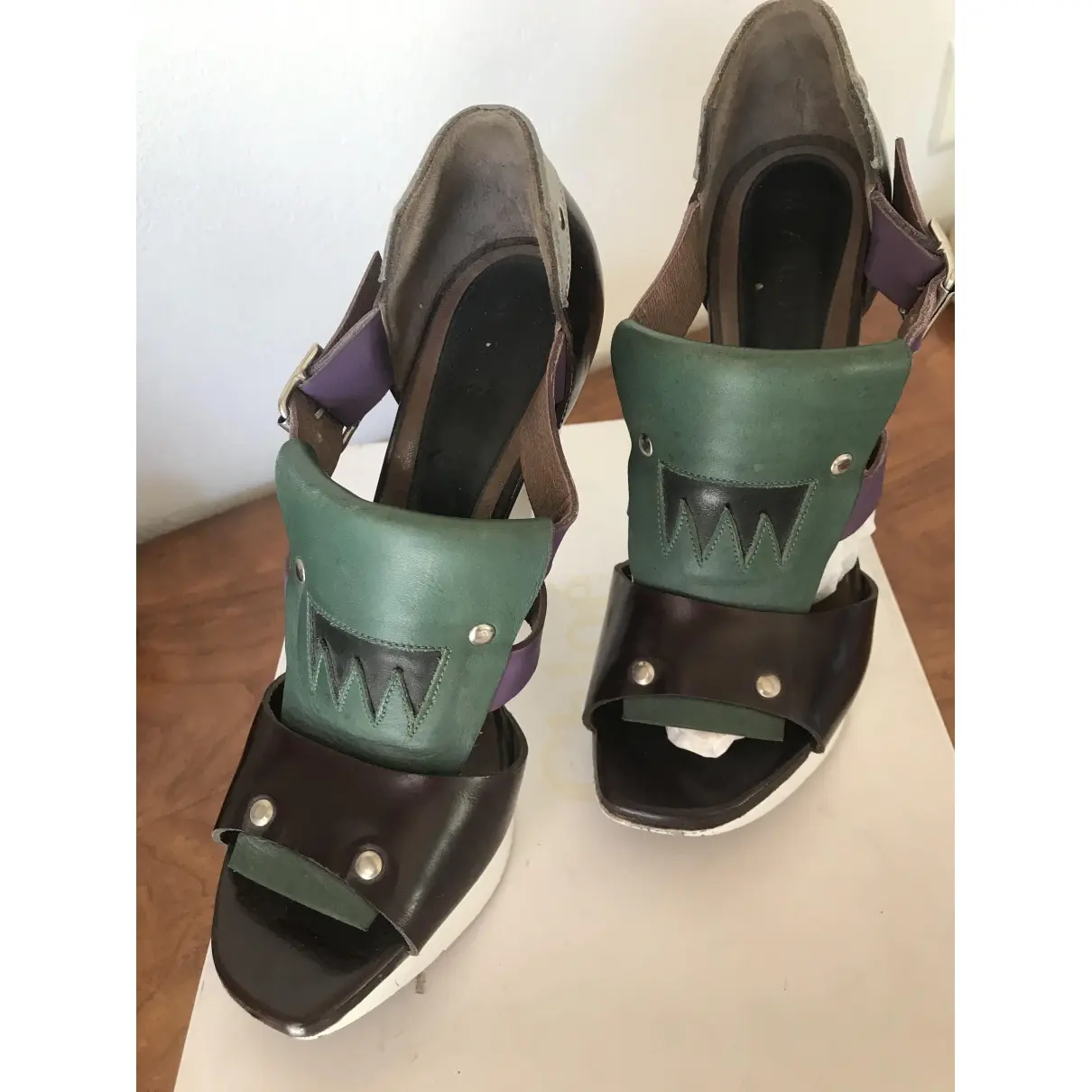 Marni Leather sandals for sale