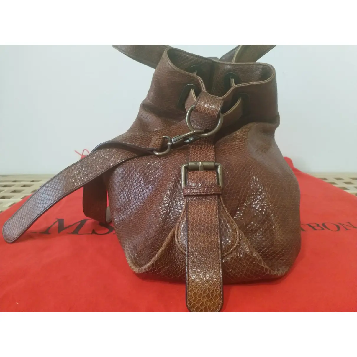 Leather handbag Martine Sitbon