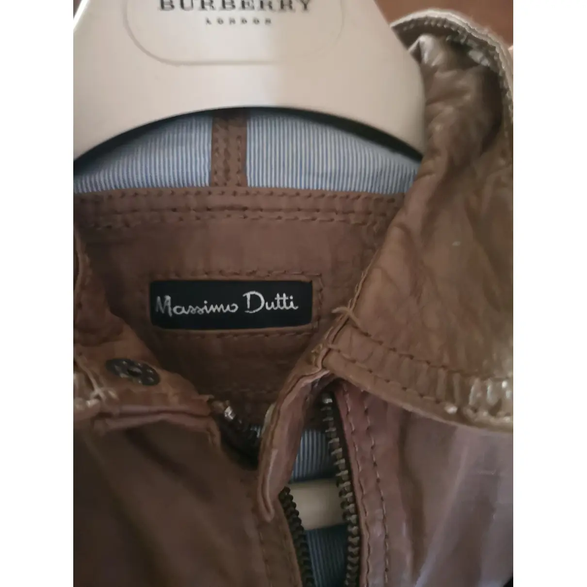 Luxury Massimo Dutti Leather jackets Women