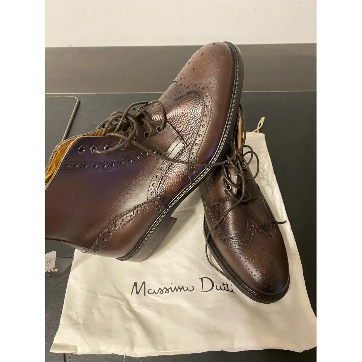 Buy Massimo Dutti Leather boots online