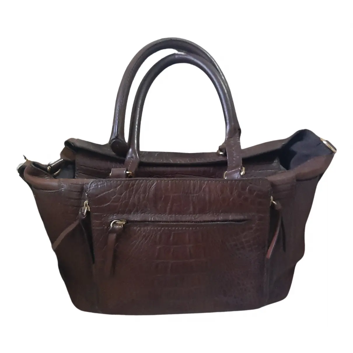 Leather bag Massimo Dutti