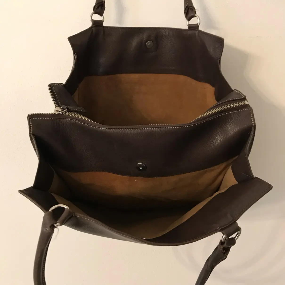Leather handbag Mauro Governa