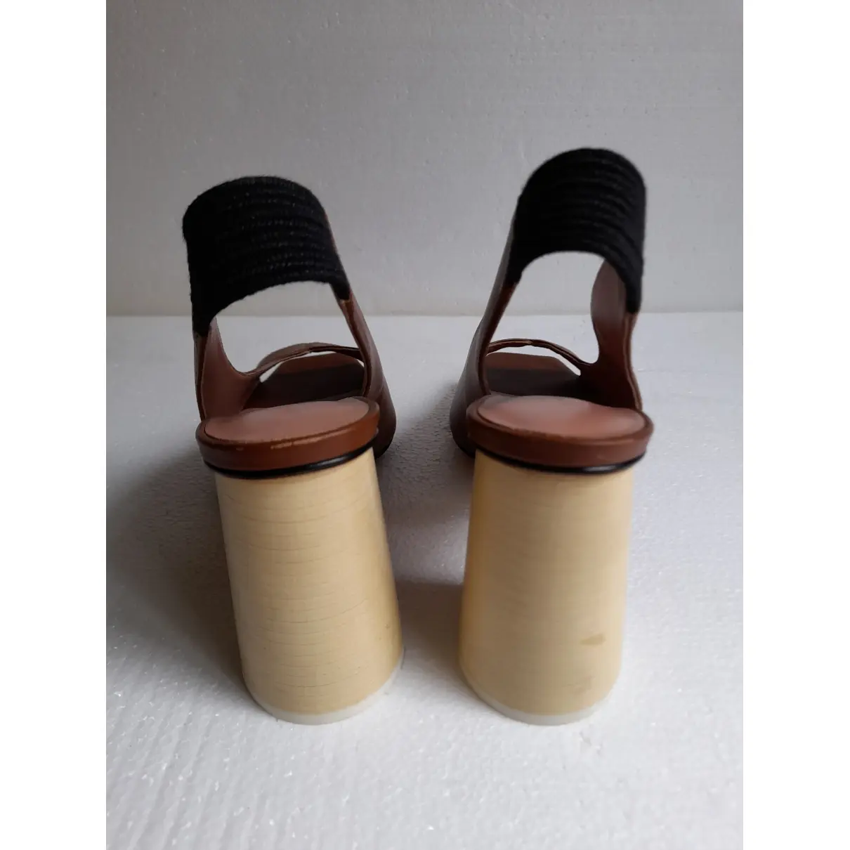 Leather sandals Max & Co