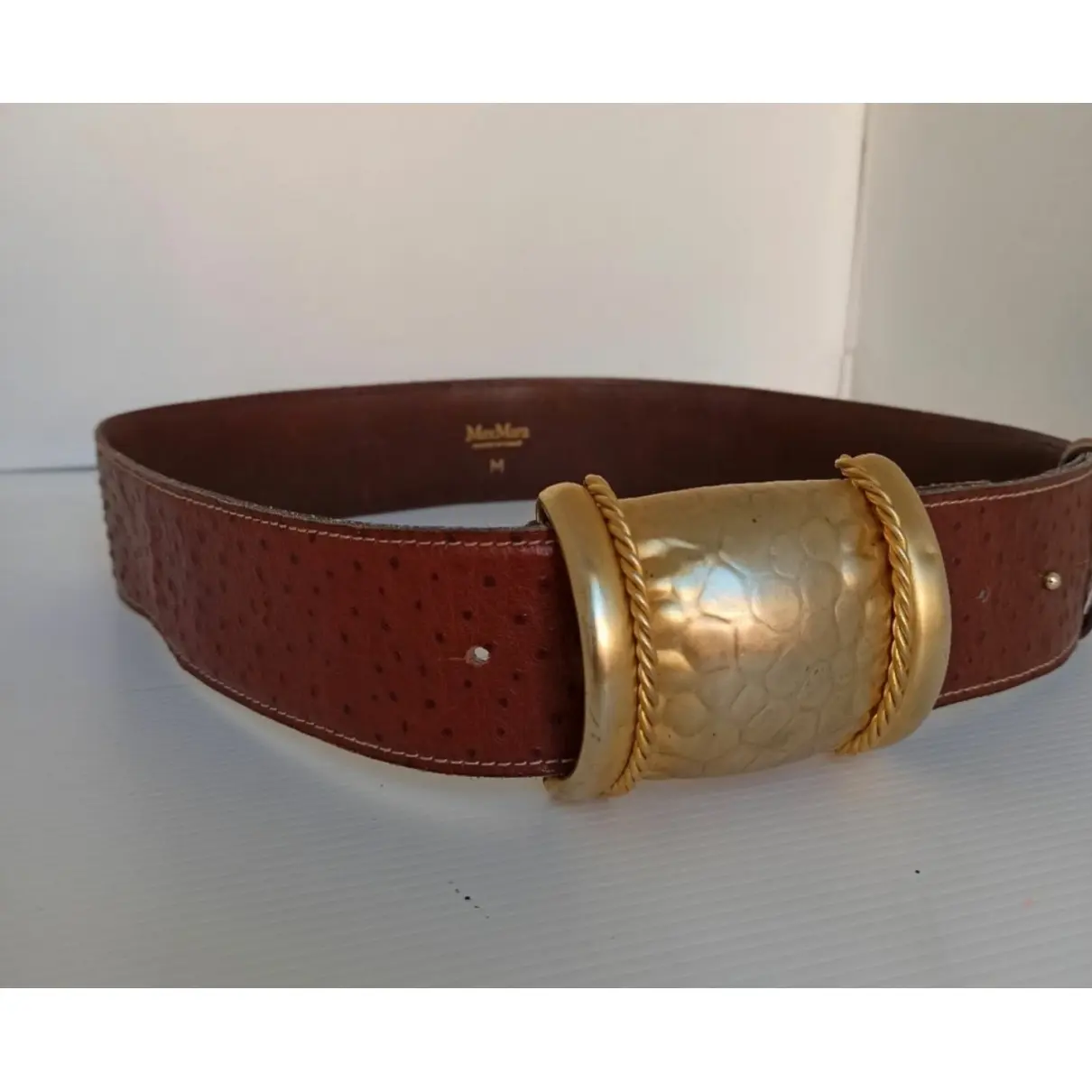 Leather belt Max Mara