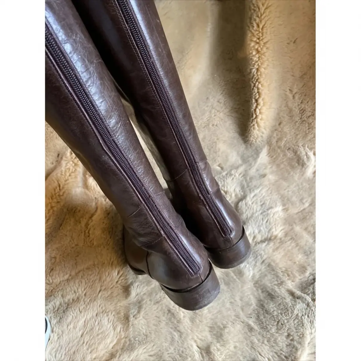 Leather riding boots Max Mara