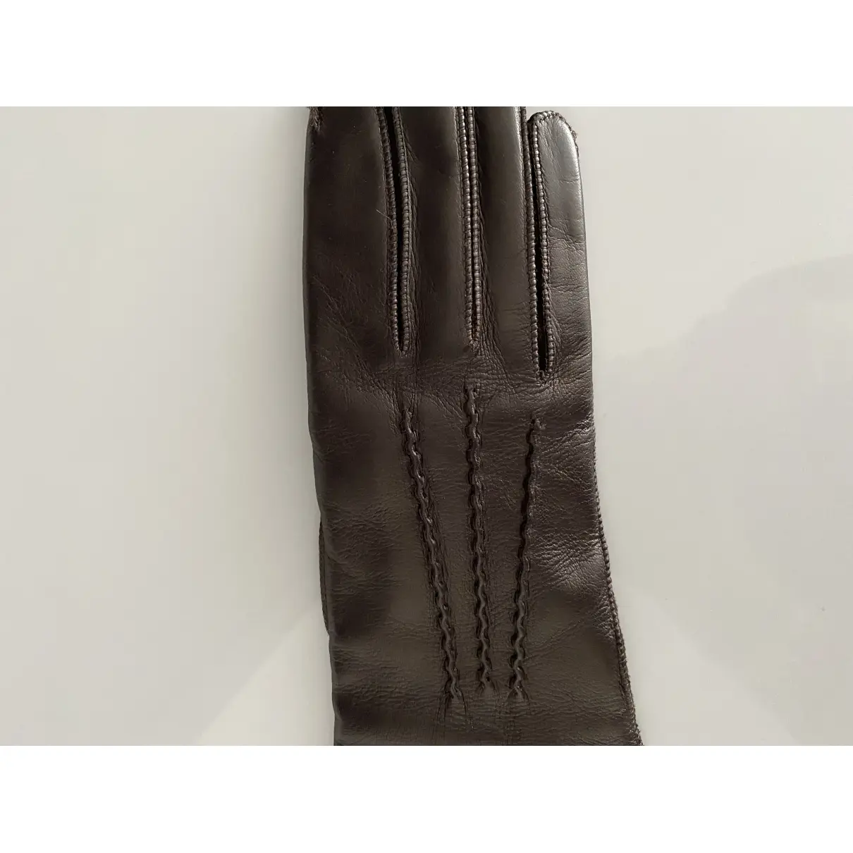 Leather long gloves Max Mara Weekend