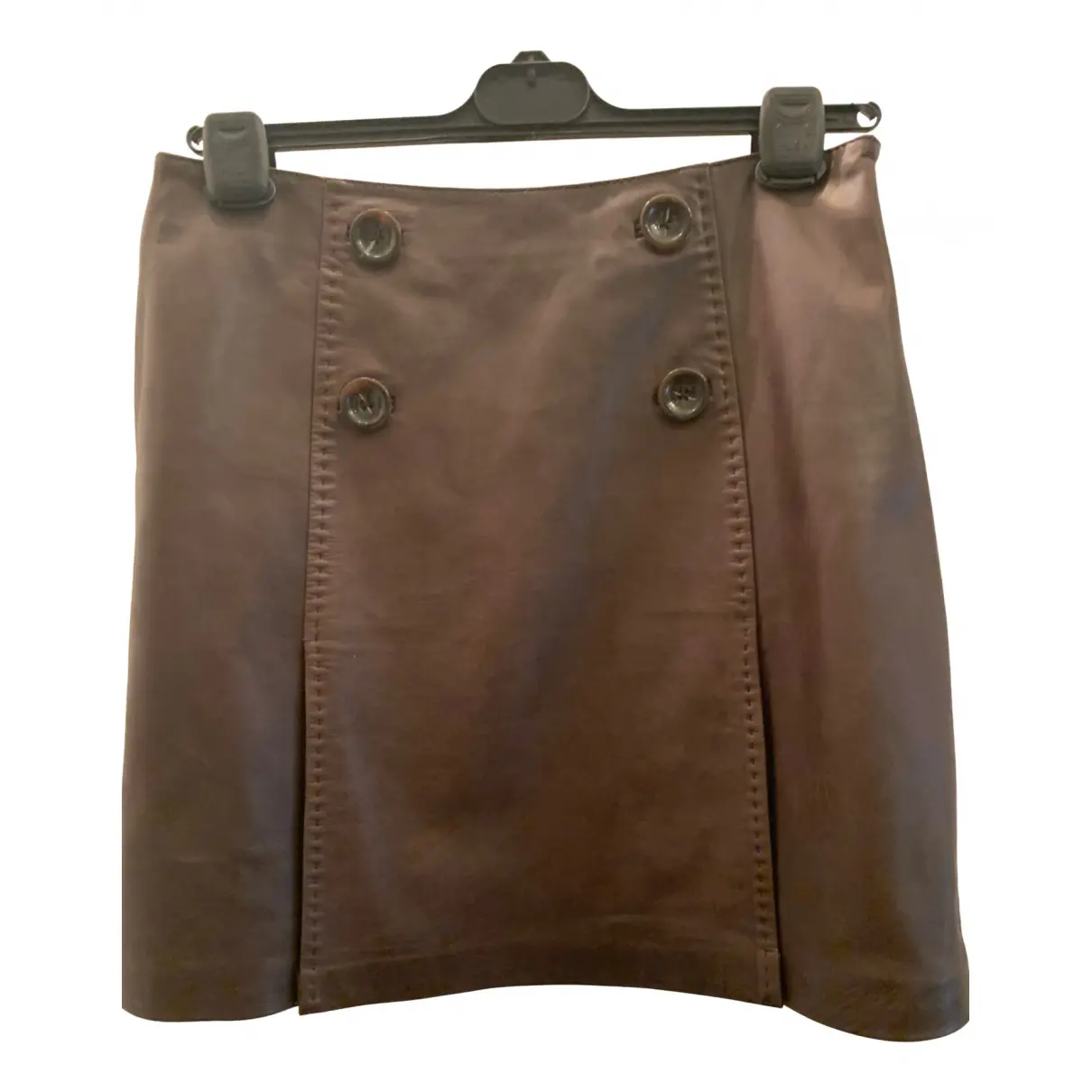 Leather mini skirt Max Mara Weekend