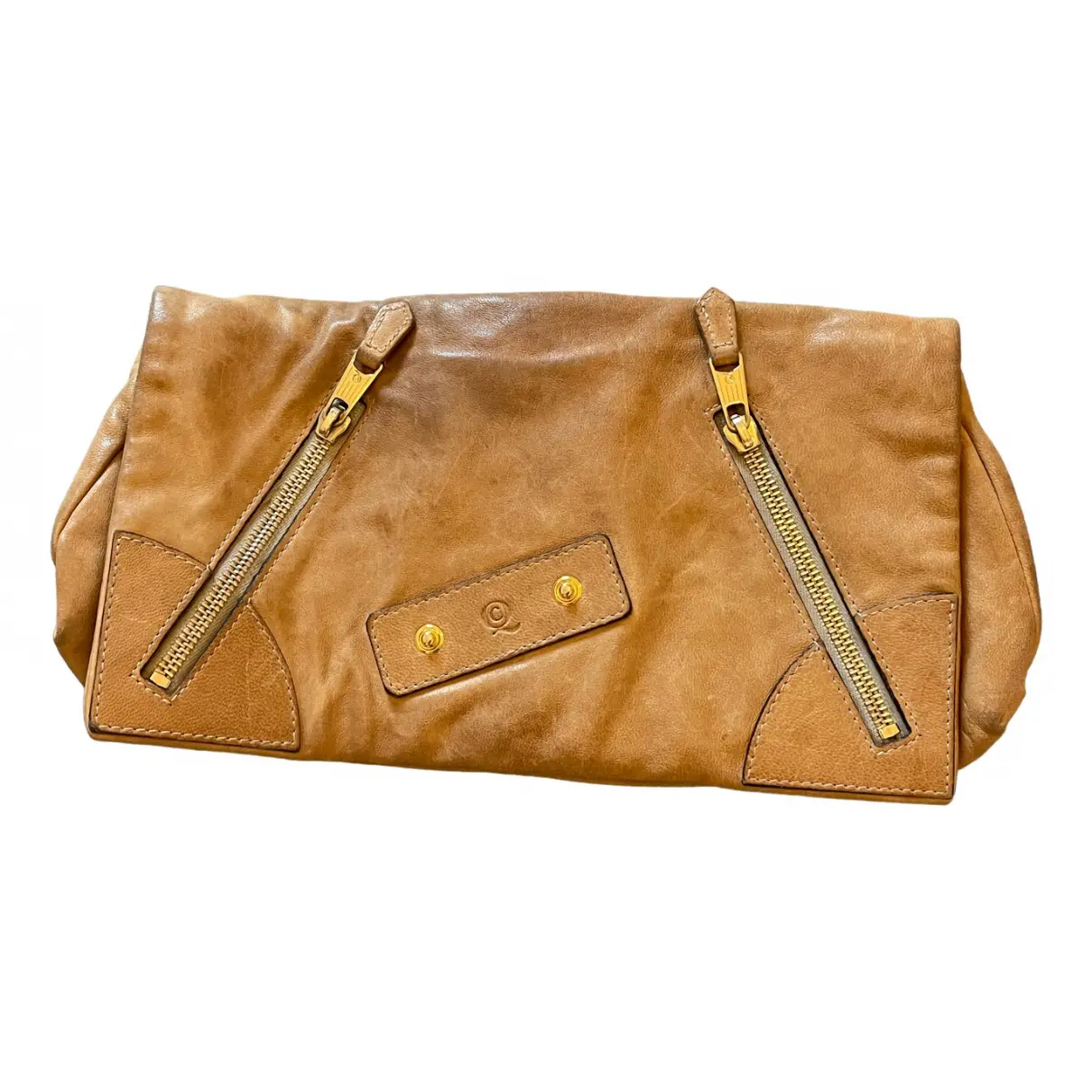 Leather clutch bag Mcq