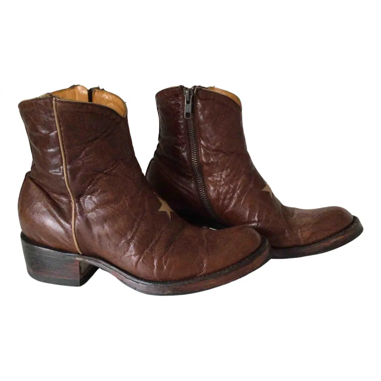 Leather boots Mexicana