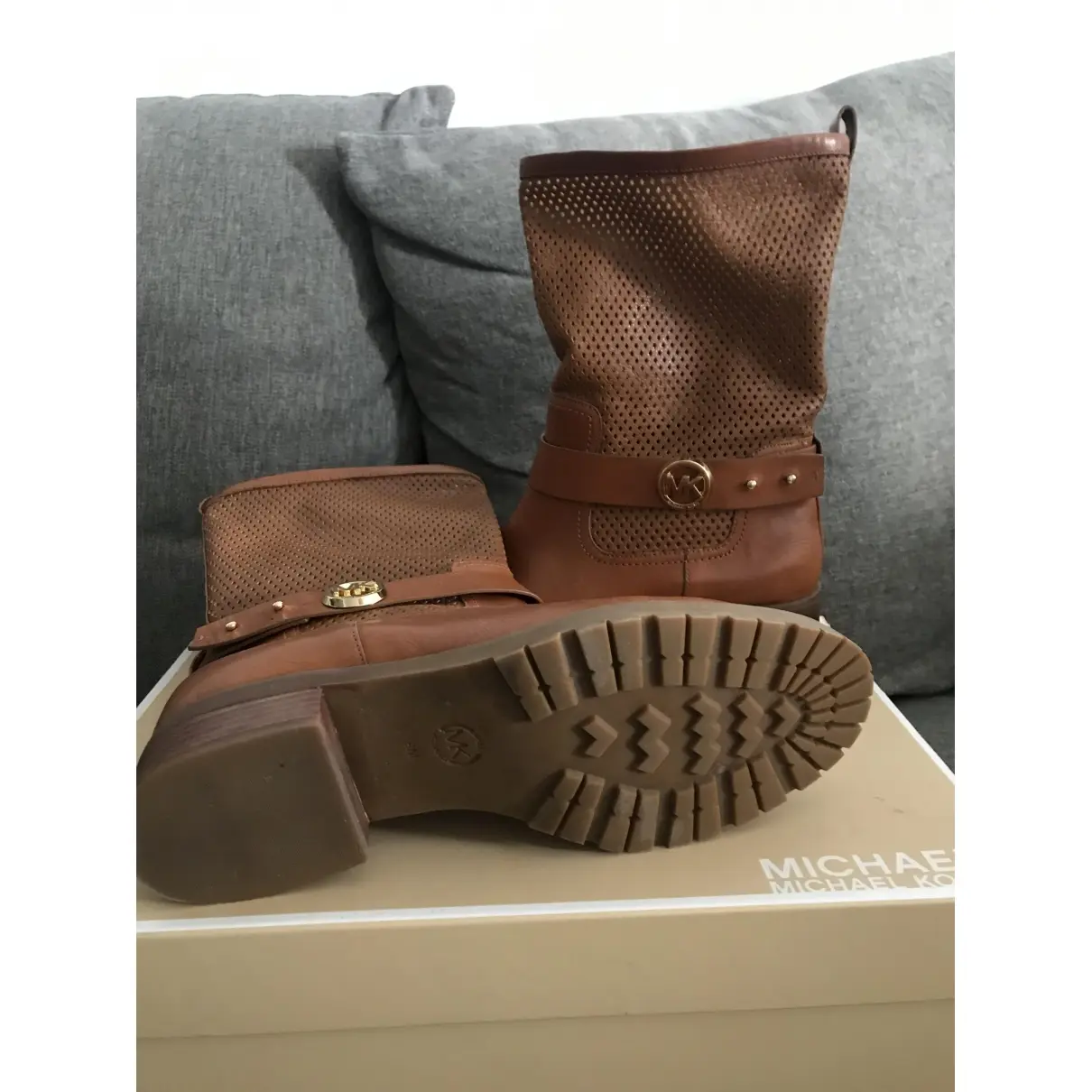 Michael Kors Leather western boots for sale