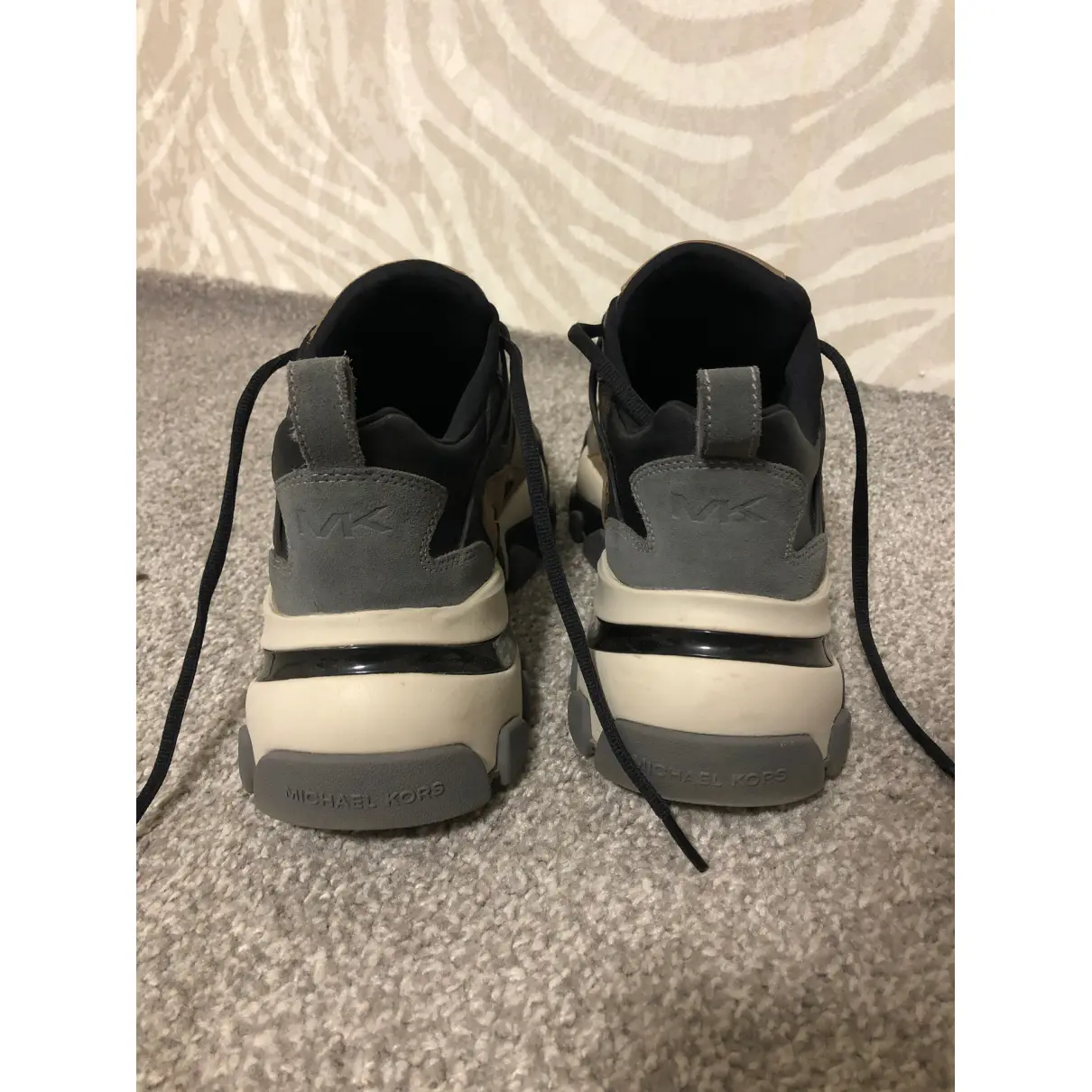 Leather low trainers Michael Kors